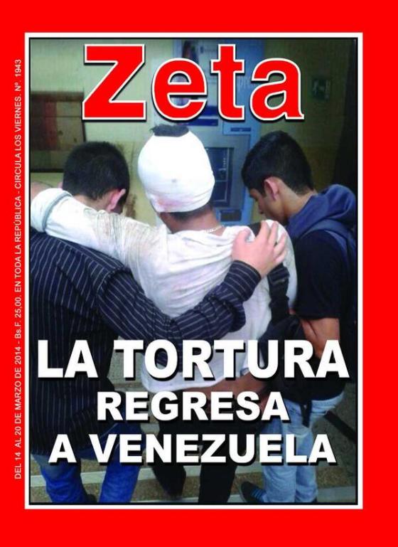 Portada de la Revista Zeta Nº1.943 del 14 de marzo. Aquí fue donde salió publicado el artículo de Aída Gutiérrez.